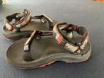 Teva sandaaltjes voetbed 17cm/rood/zwart/grijs, Ophalen of Verzenden, Gebruikt, Jongen, Overige typen
