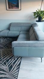 Groen-grijze Hoekbank - Stijlvol & Comfortabel, Ophalen, Hoekbank, 75 tot 100 cm, Zo goed als nieuw