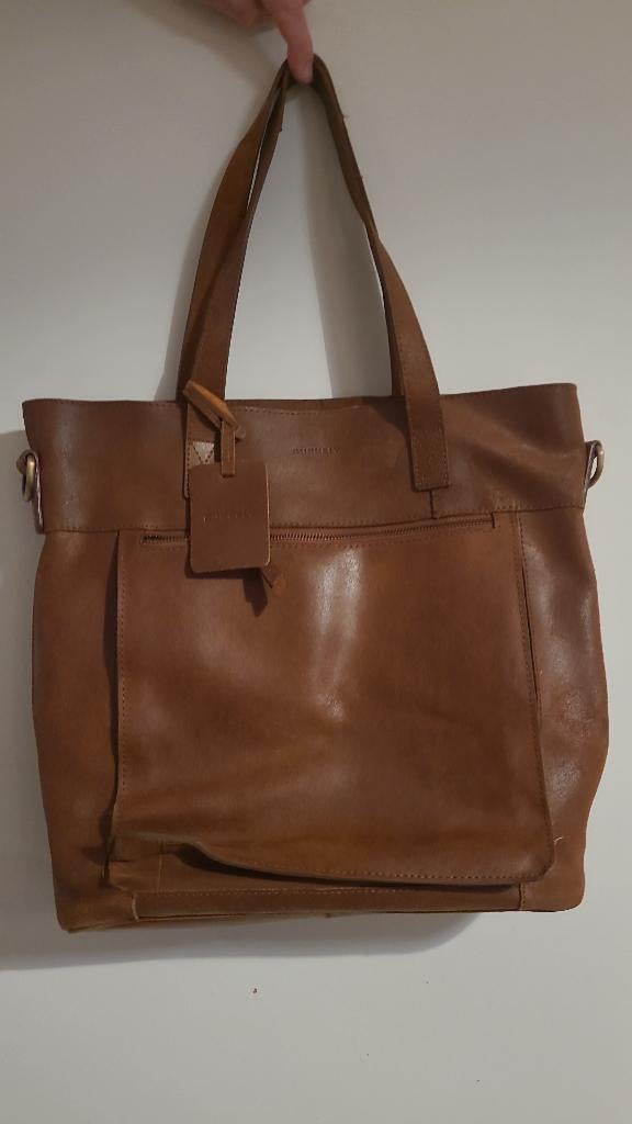 Tas Burkely, Ophalen of Verzenden, Zo goed als nieuw, Bruin, Handtas
