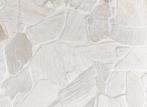 muurbekleding Brasil White flagstones 1-1,5 cm dik TOPPRIJS, Ophalen, Nieuw, Wandtegels