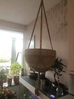 Grote hangpot hanglamp rotan boemboe, Tuin en Terras, Bloempotten, Ophalen of Verzenden, Nieuw, Rond, Overige materialen