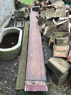 Partijtje  antieke vloerplanken (12 stuks), Doe-het-zelf en Verbouw, Hout en Planken, Ophalen, Gebruikt, Minder dan 25 mm, 250 tot 300 cm