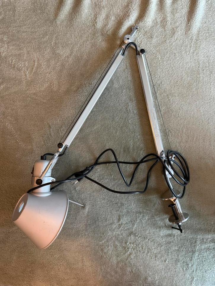 Artemide Tolomeo klemlamp, Huis en Inrichting, Lampen | Tafellampen, Gebruikt, 75 cm of meer, Ophalen