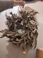 Grote Gouden Kerstkrans, Huis en Inrichting, Woonaccessoires | Kransen, Ophalen, Zo goed als nieuw