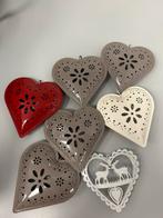 Metalen Decoratieve Hartjes - 8 stuks, Ophalen of Verzenden, Gebruikt