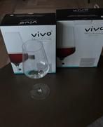2x2 Vivo rode wijn glazen Nieuw in doos, Ophalen of Verzenden, Nieuw, Overige typen