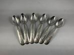 6 verzilverde Biedermeier theelepels Pako Rhenen, Antiek en Kunst, Ophalen of Verzenden