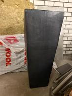 Hoge Zwarte Bloempot (2 stuks), Steen, Gebruikt, Binnen, Rechthoekig