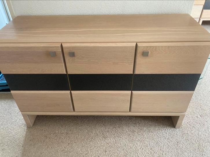 Mooi dressoir drie deurs, Huis en Inrichting, Kasten | Dressoirs, Zo goed als nieuw, 25 tot 50 cm, Ophalen