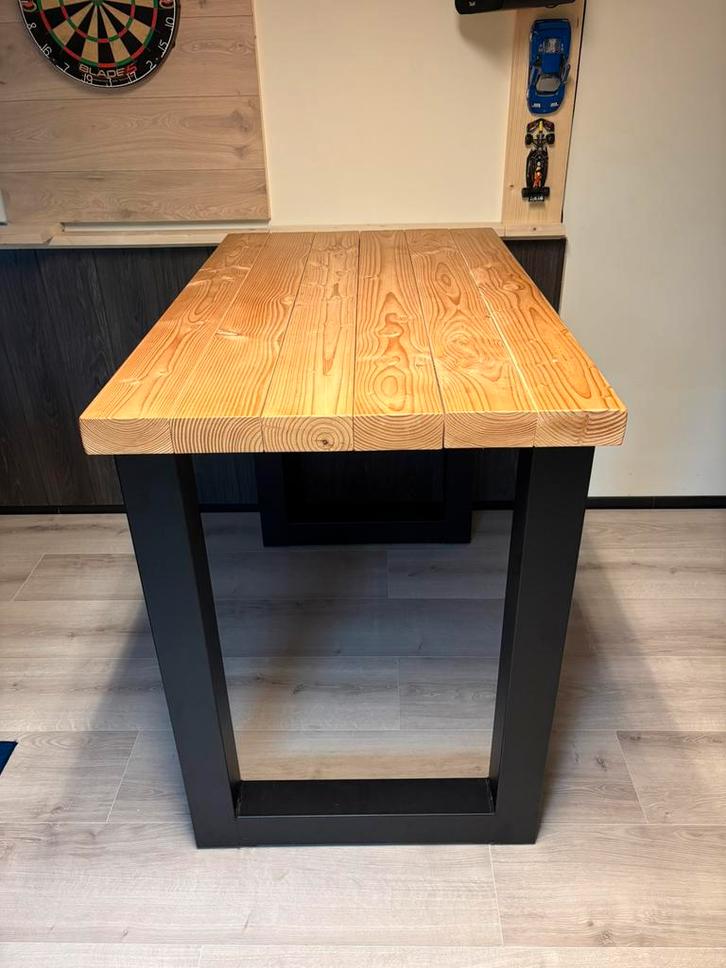 Douglas BARTAFEL NIEUW MET U FRAME STAAL ZWART, Huis en Inrichting, Tafels | Statafels, Zo goed als nieuw, Ophalen