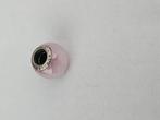 Pandora bedel, roze (pink charm), Ophalen of Verzenden, Zo goed als nieuw, Zilver, Pandora