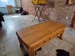 Licht Eiken Salontafel met Lade, Huis en Inrichting, Tafels | Salontafels, Ophalen, Gebruikt, 100 tot 150 cm, Eikenhout