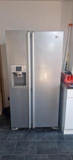 Ruime LG Amerikaanse Koelkast met Vriesvak en ijsblokjes, Ophalen, Gebruikt, 200 liter of meer, 60 cm of meer