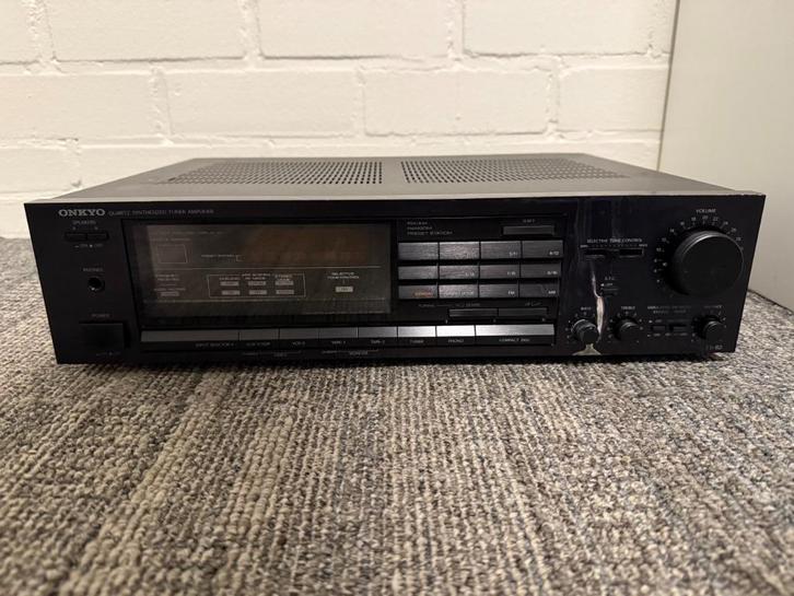 Onkyo TX-82 stereo receiver – voor mancave of werkplaats, Audio, Tv en Foto, Versterkers en Receivers, Gebruikt, Stereo, 60 tot 120 watt