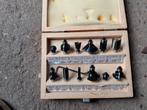 Te koop 12 delig freesset nieuwe, Ophalen of Verzenden, Zo goed als nieuw, Elektrisch, Bovenfrees