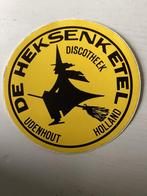 Sticker Discotheek De Heksenketel Udenhout, Verzenden, Zo goed als nieuw