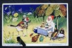 Kabouter biedt de putter en de insecten een maal aan, 1935, Verzenden, 1920 tot 1940, Gelopen, Overige soorten