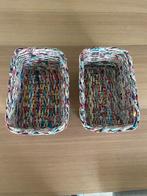 Handgemaakte Mandjes van Gerecycled Papier, Overige materialen, Minder dan 50 cm, Gebruikt, Minder dan 50 cm