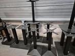 SPOED!! Partij ijzer Tafelpoten. 16 tafels totaal, Huis en Inrichting, Tafels | Eettafels, Zo goed als nieuw, Rechthoekig, Teakhout