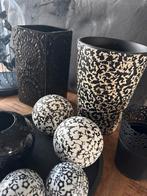 Zwart Wit Zilver Decoratie Set, Ophalen, Zo goed als nieuw, Overige kleuren, Overige materialen