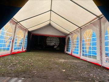 4x8 pvc partytent te huur. beschikbaar voor biedingen