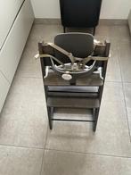 Stokke Tripp Trapp bruin compleet met zitje en harnas, Kinderen en Baby's, Kinderstoelen, Ophalen, Gebruikt, Meegroeistoel, Gordel(s)