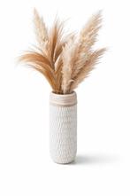 Boho ibizastyle vaas met pampasgras, Overige kleuren, Nieuw, Ophalen of Verzenden, Glas