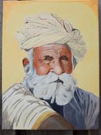 Olieverfschilderij portret " Indische man", Ophalen