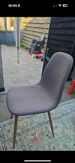 Eetkamerstoelen 6 stuks grijs, Huis en Inrichting, Stoelen, Ophalen, Zo goed als nieuw