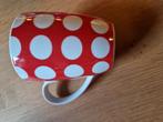 ROOD MET WITTE STIPPEN POLKADOT BEKER, Ophalen of Verzenden, Overige stijlen, Kop(pen) en/of Schotel(s)