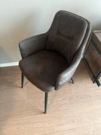 Moderne eettafel met 3 antraciet armstoelen - MXSOFA, Huis en Inrichting, Tafels | Eettafels, Ophalen, Nieuw