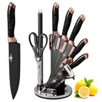 9 / 8 / 7 / 6-delige messenset, Ophalen, Zo goed als nieuw, Rvs of Chroom