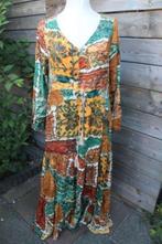 Jurk groen/ oranje F & F Fashion mt M Maxi Ibiza style Vaste, Maat 38/40 (M), Ophalen of Verzenden, Zo goed als nieuw, F & F Fashion