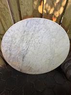 Natuursteen tafelblad rond 122 cm, Huis en Inrichting, Tafelonderdelen, Ophalen, Overige materialen, Gebruikt, Rond