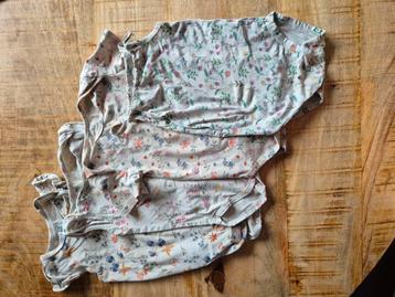 4 rompers Hema, 74/80 beschikbaar voor biedingen