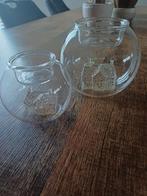 2x Windlicht met RM huisje - sfeervolle decoratie, Ophalen, Overige materialen, Gebruikt, Overige kleuren