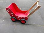 Houten poppenwagen voor binnen en buiten, Ophalen, Zo goed als nieuw