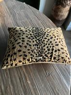 HK-Living Kussen - Doris Leopard Print - Nieuw!, Ophalen of Verzenden, Nieuw, Bruin, Rechthoekig