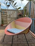 Vrolijke tuinstoel Loungestoel JOLIEN Karwei, Tuin en Terras, Tuinstoelen, Ophalen, Gebruikt, Wicker
