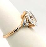 Gouden ring met diamant 3.74ct! nieuw met IGI certificaat!, Nieuw, Ophalen of Verzenden, 17 tot 18, Met edelsteen