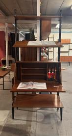 Louis van Teeffelen voor WeBe vintage modulair wandsysteem, Gebruikt, Teakhout, Ophalen of Verzenden, Minder dan 150 cm