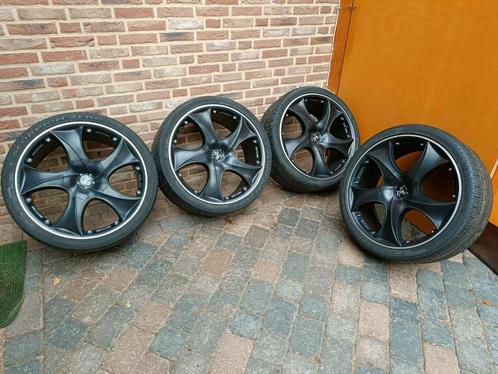 Zeer nette goed onderhouden Keskin Malik KT9 22 inch velgen, Auto-onderdelen, Banden en Velgen, Velg(en), Zomerbanden, Overige maten