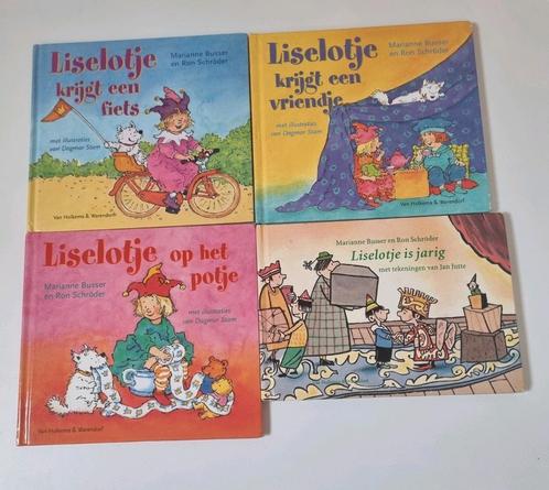 4x Liselotje boekjes. Op het potje, krijgt een fiets, vriend, Boeken, Kinderboeken | Baby's en Peuters, Zo goed als nieuw, 2 tot 3 jaar