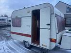 Ever Porcula 340; 2xtreinzit voortent; retro in nette staat, Caravans en Kamperen, Overige merken, Overige typen, Bedrijf, Treinzit