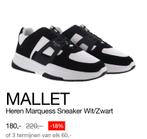 Mallet London sneakers Marques mt 45, Mallet London, Ophalen of Verzenden, Zo goed als nieuw, Sneakers of Gympen