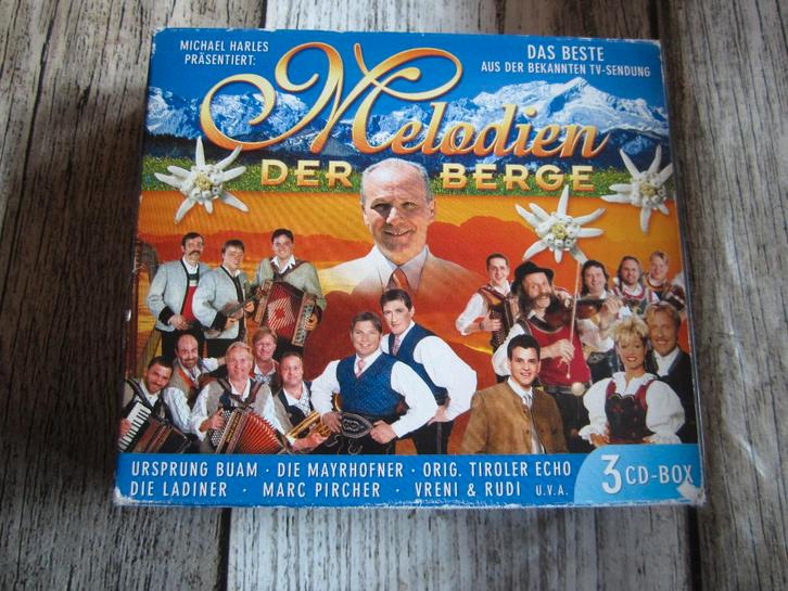 Melodien Der Berge Das Beste En Melodien Der Berge, Cd's en Dvd's, Cd's | Schlagers, Zo goed als nieuw, Ophalen of Verzenden