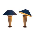 Set 2 Frans Design Keramiek Lampen - Francois Chatain, Huis en Inrichting, Lampen | Tafellampen, Minder dan 50 cm, Overige materialen