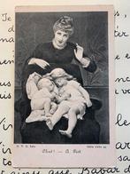 1901 Chut! - moeder en slapende kinderen (KK), Ophalen of Verzenden, Voor 1920, Gelopen, Kinderen