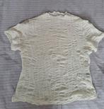 Ribbel top, Maat 38/40 (M), Wit, Ophalen of Verzenden, Zo goed als nieuw