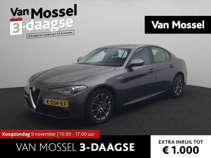 Alfa Romeo Giulia 2.0T 200pk Aut. Super | Leder | Navi | Xen, Auto's, Alfa Romeo, Bedrijf, Te koop, Giulia, ABS, Achteruitrijcamera